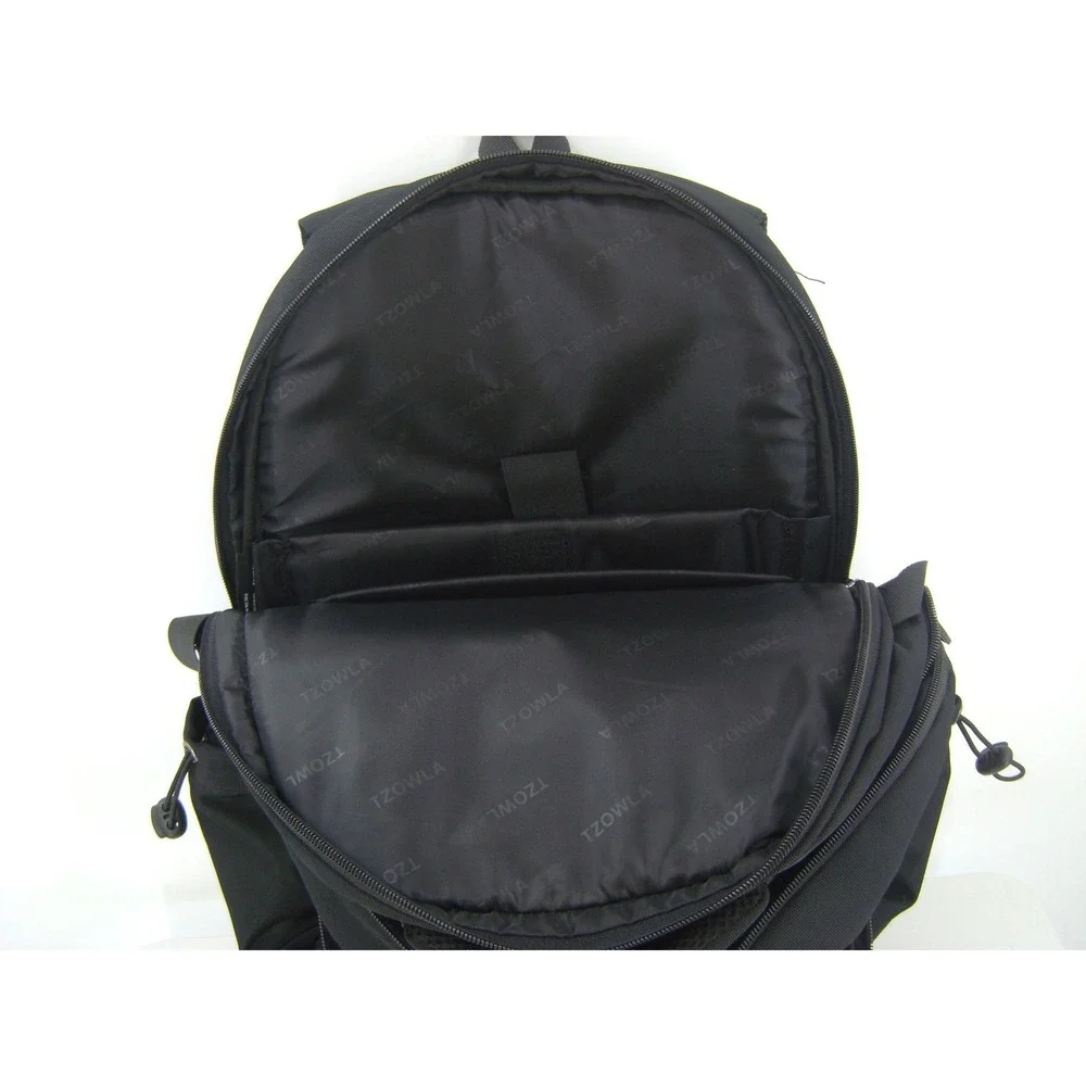 Tzowla Business Laptop Backpack Black Travel School Bag with USB Charging Port